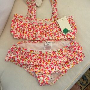 NWT Mini Boden girls bikini